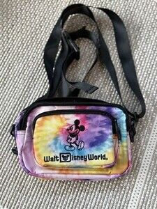 Walt Disney Tie Dye 2:1 Crossbody/ Fanny Pack with Adjustable/Removable Straps